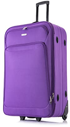 FLYMAX 26 Medium Lightweight Expandable Suitcase Luggage Case Trolley Bag Travel