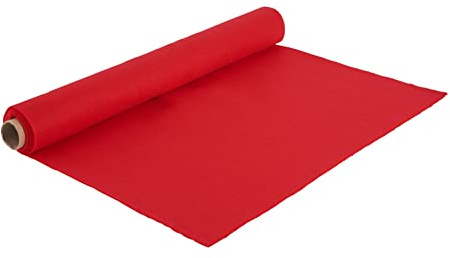 VBS Bastelfilz 45 x 100 cm Filzstoff 1.5 mm stark 100 Terylen ideal für kreative Projekte und Handarbeiten