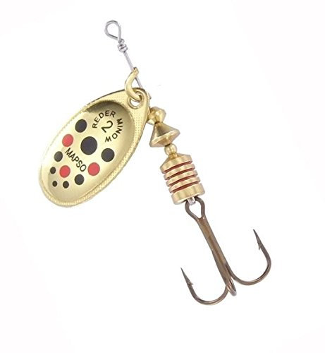 MAPSO - 5 Cucharillas de Pesca REDER-MN 1 ONR 3,50 GMS.