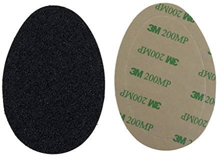 COSMETIC LEATHER Suola Adesiva Antiscivolo 2 Pezzi per Scarpe e Tacchi Alti in Gomma Ultra Grip con Adesivo 3M Protezione Suola Pad Invisibile e Facile da Applicare Ritagliabile