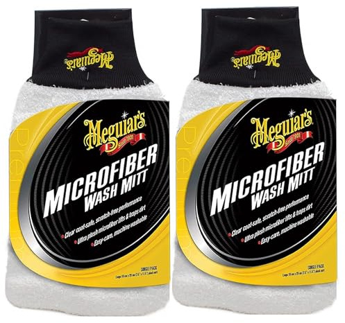 Meguiars X3002 Microfiber Wash Mitt ( 2 Pack)