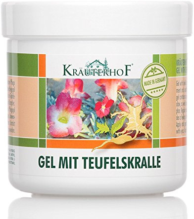 Kräuterhof® Teufelskralle (250ml) | erfrischende Pflege & wohltuende Massage, das Körpergel enthält einen Extrakt aus Teufelskralle, Eukalyptus