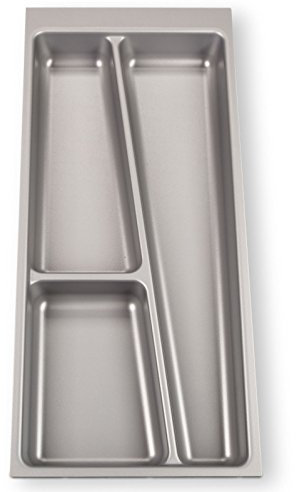 ORGA-BOX® II Besteckeinsatz für Nobilia 30er Schublade bis 07/2012 (462 x 205 mm BITTE MESSEN SIE IHR SCHUBLADENINNENMAß!) silbergrau