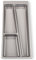 ORGA-BOX® II Besteckeinsatz für Nobilia 30er Schublade bis 07/2012 (462 x 205 mm BITTE MESSEN SIE IHR SCHUBLADENINNENMAß!) silbergrau