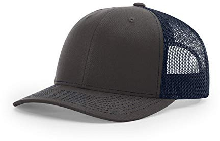 Richardson. Charcoal/ Navy. Adjustable. 112. 00739845507220