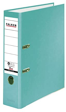 Falken återvunnen A4-mapp. Wide Turkos