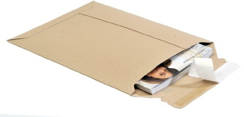 25 St DINA4 Versandtaschen Toppac TP330 240x315 mm Briefumschlag aus brauner Vollpappe