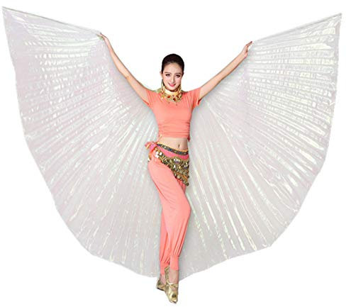 Best Dance Damen Flügel Gürtel Whtie Einheitsgröße