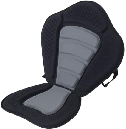 HOMCOM Deluxe Kayak Seat Sit On Top Padded Backrest Canoe Rafting Sports High Back Detachable