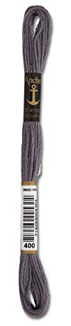 Anchor Sticktwist 1x Farbe 400 - Schiefer