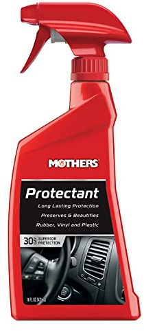 Mothers Protectant, 16 oz. – Long-Lasting UV Protection for Rubber, Vinyl & Plastic, Shields Dash, Trim, Bumpers & Tires from Fading, Cracking & Drying, Restores a Clean OEM Finish (05316)