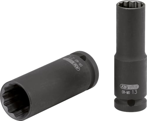 KS Tools 515.0944 1/2 12-kant-Kraft-Stecknuss, lang, 12 mm