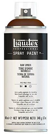 Liquitex 4450331 Professional Acryl Spraydose 400ml – Umbra Natur – Lichtecht, frostbeständig, mattes Finish, für Innen- & Außenbereich