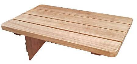 Strandkorb Teakholz Schwenktisch Natur