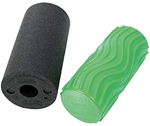 TOGU Blackroll und TOGU Actiroll Wave M Faszienrolle, grün, Set