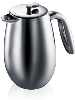 Bodum Columbia Stainless Steel Tea and Coffee Press, 0.35 Litre - 3 Cup