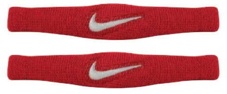 Nike Dri Fit Bänder, 1 Paar (Rot/Weiß, OSFM)