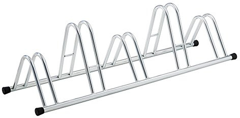MV-TEK rastreliera Porta Bici 5 posti Acciaio (da Pavimento) / 5X Bike Parking Pavement Rack Steel (Floor)
