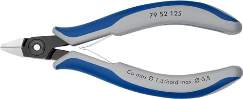 KNIPEX Präzisions-Elektronik-Seitenschneidermit Mehrkomponenten-Hüllen 125 mm, 79 52 125