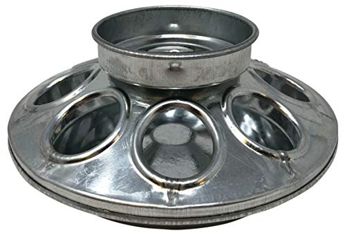 Harris Farms Galvanized Feeder Base Jar, 1 quart