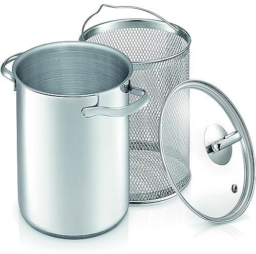 Beka Kitchen aids Spargeltopf mit Einsatz Edelstahl 4.1 Litre