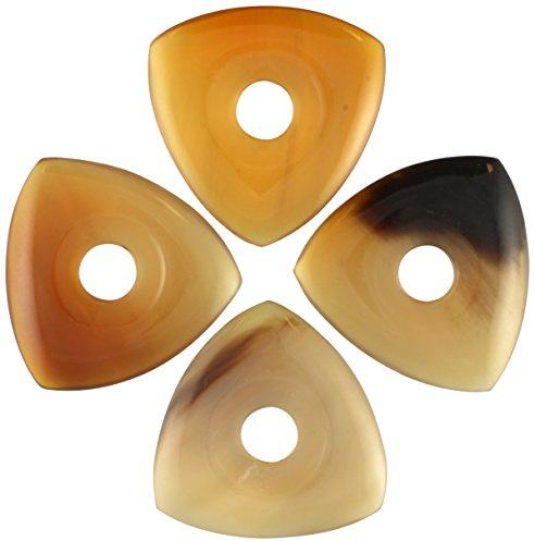 Moon Tones Plektrum (Horn), transparent, 4 Stück
