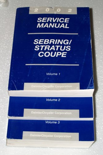 2002 Chrysler Sebring Coupe, Dodge Stratus Coupe Service Manuals