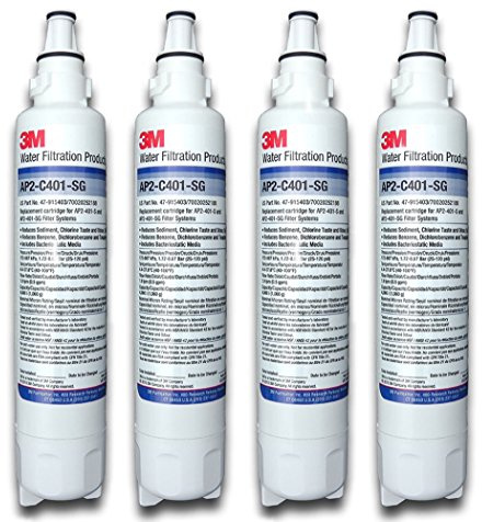4 x Genuine 3m AP2-C401SG Water Filter (LINCAT EB3F, REPLACEMENT WATER FILTER CARTRIDGE)