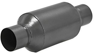 Flowmaster 815425S Outlaw Race 2.50 Center In/2.50 Center Out 409S Short Muffler with Aggressive Sound by Flowmaster