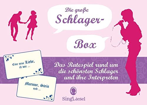 Die große Schlager-Box (Spiel): Bekannte Schlager erkennen und erraten