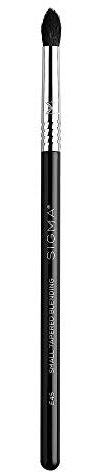 Sigma Beauty Professional E45 Eye Makeup Brush – Small Tapered Eyeshadow Blending Brush with SigmaTech® fibers for Seamless Eyeshadow Blending, Pointed Eyeshadow Brush for the Perfect Cut Crease