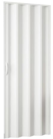 PORTE A SOFFIETTO PVC 82X210 MARRONE NOCE (085773)