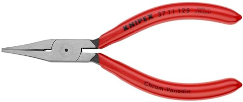 KNIPEX - 37 11 125 Tools - Electronics Gripping Pliers, Flat Wide Tips (3711125)