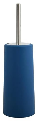 MSV Brosse WC avec Support PP & INOX Bleu Foncé