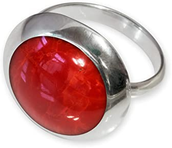 Fly Style Damen Ring aus 925 Silber - offener Ring mit Muschel oder Stein Inlays