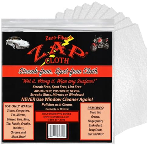 Zezo-Fiber Zap Cloth - 10 Cloths