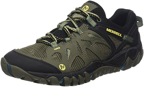 Merrell Men's All Out All Out Blaze Aero Sport Low Rise Hiking Shoes, Green (Dusty Olive), 7.5 UK (41.5 EU)