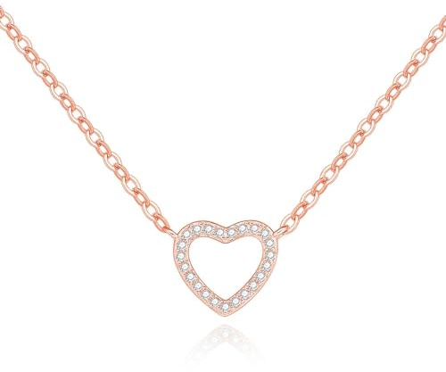Kvinnors Silverhalsband, S925 Silver Med Zirkoner Halsband Hustru Mamma Flickvän Födelsedag Alla hjärtans dag Julårsdagen Mors dag Smyckespresent för kvinnor