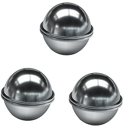 STOBOK 6stücke Metall Badekugel Formen Für Badebomben Hochwertigem Leicht Zu Reinigen Für Selbstgemachte Badezusätze Und Kreative Projekte