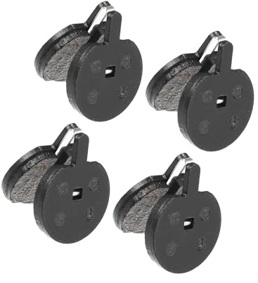 Hihaha 4 Pair Semi Metal Disc Bike Brake Pads W/Spring Leaf for Duoder 01 Durable Material