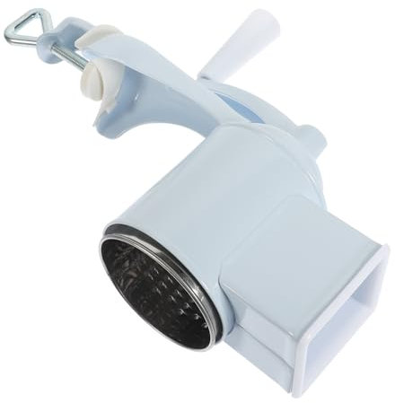 TOPBATHY Rallador Queso Metálico Manual Con Manivela Molino Multifuncional Para Queso Frutos Secos y Verduras Acero Inoxidable y Aluminio Para Cocina Doméstica