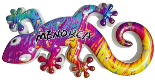 Imán 3D de recuerdo turístico de Menorca España para nevera