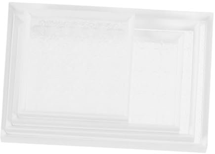 DIYEAH Miniaturtablett Für Mini Haus Szene Dekoration Mini-haustablett-Ornament Mit Polierter Oberfläche Mini-geschirrmodell Für Puppe Haus Ausstellung