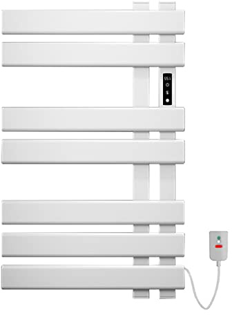 ZREVSB WiFi Smart Towel Warmer & Heated Rail - Electric Bathroom Radiator Efficient Heat Control Energy-Saving Luxurious Spa Experience for Home Use