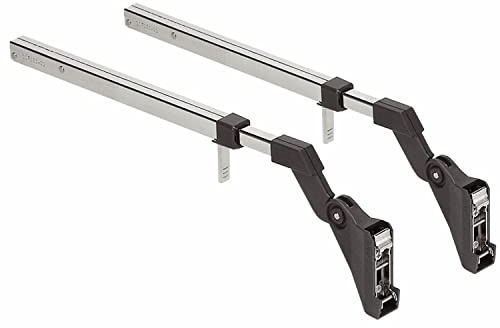 BLUM AVENTOS HF Teleskophebel-Set, KH 560-710, FE/KS silberfarbig