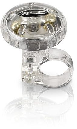 XLC 2500704500 bicycle bell DD-M12 in silver colour, diameter 36 mm