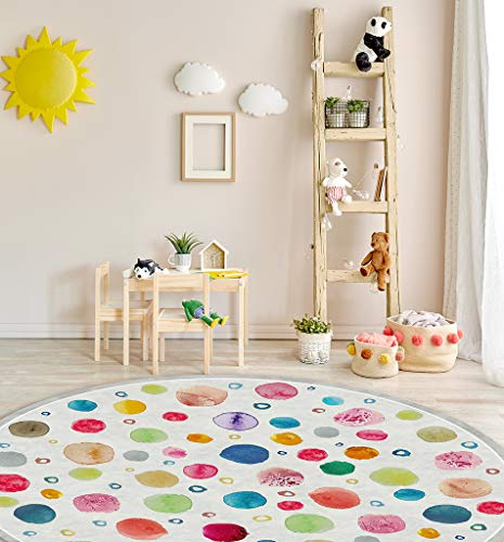 vilber, Vinylteppich. Dots DU-20. Runden. Durchmesser 65 cm