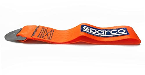 Sparco Sangle de Remorquage Performance - Orange Neon - max. 2000kg - Trou de 16mm