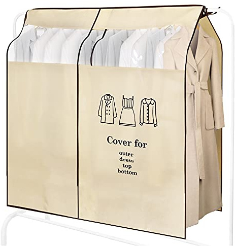 OTraki Custodie per Abiti, 120 x 150 cm Copriabiti Antipolvere per Armadio Sacchetti Trasparenti per Vestiti Sacchetti Vestiti Impermeabile a Prova di Umidità e Polvere per Camicie, Giacche, Abiti