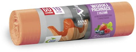 Anna Zaradna Sacs à ordures avec oreilles - parfum FRUIT 60L 10pcs